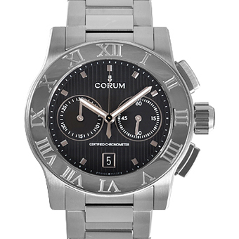 CORUM コルム スーパーコピー ロムルス44 984.715.20 V810BN77 ブラック クロノグラフ